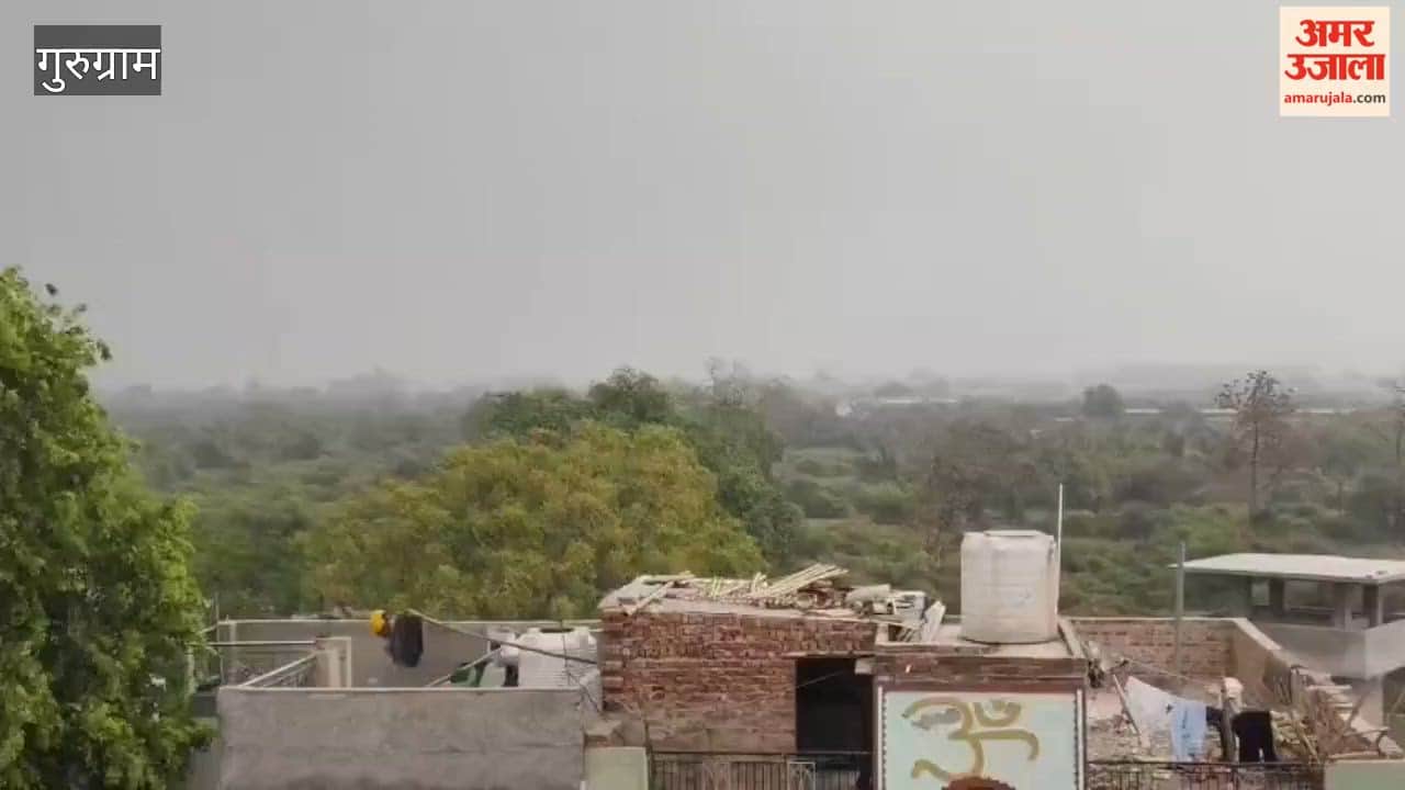 Weather Changes in Gurugram with Strong Winds and Drizzle