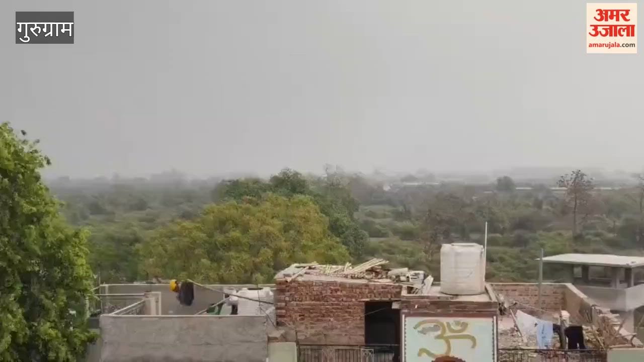 Weather Changes in Gurugram with Strong Winds and Drizzle