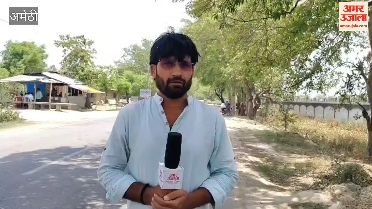 अमेठी में आसमान से बरस रही आग, छांव और पानी तलाशते दिखे लोग