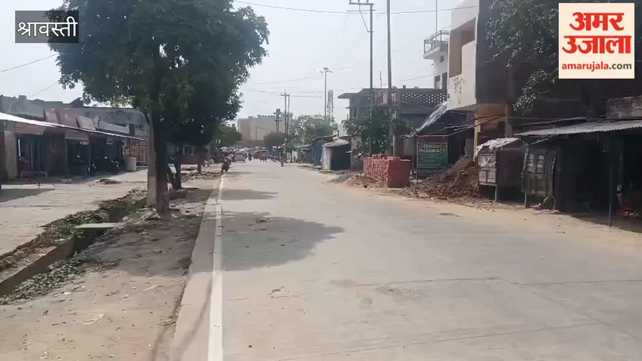 श्रावस्ती में भीषण गर्मी और बिजली कटौती से कटरा बाजार में पसरा सन्नाटा