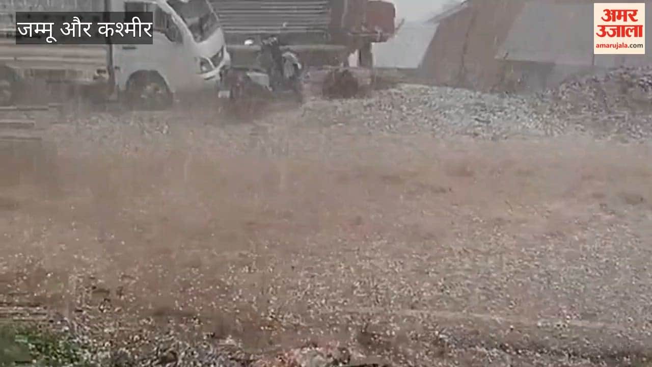 Snow blankets Razdan Pass, hailstorm hits Bandipora plains