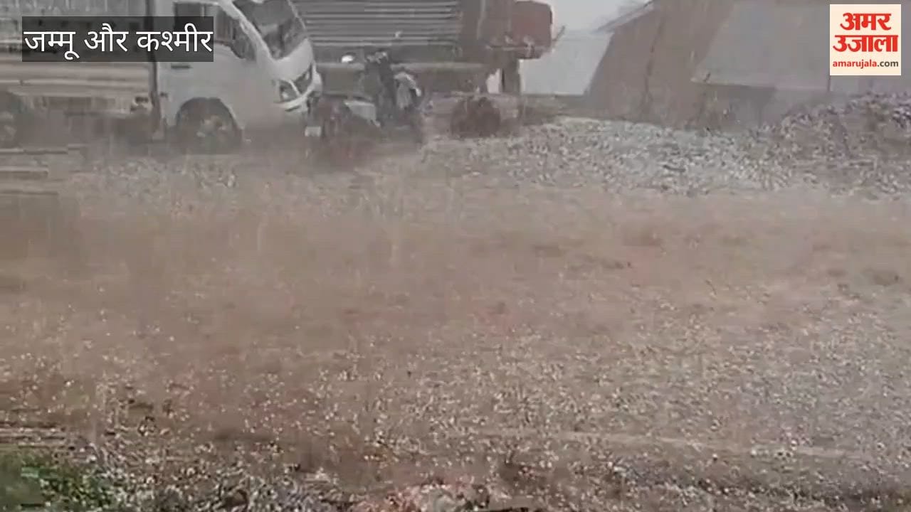 Snow blankets Razdan Pass, hailstorm hits Bandipora plains