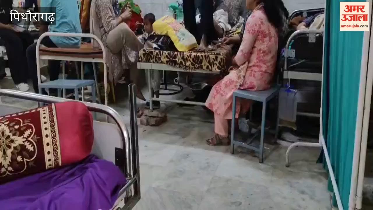 district hospital is in a shambles, forcing patients to seek treatment on broken cots