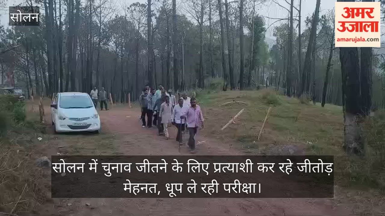 Candidates are working tirelessly to win the election, while the scorching sun puts them to the test.