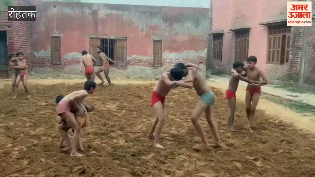 Future Olympians being groomed at Akhara and nursery in Bhalauth village
