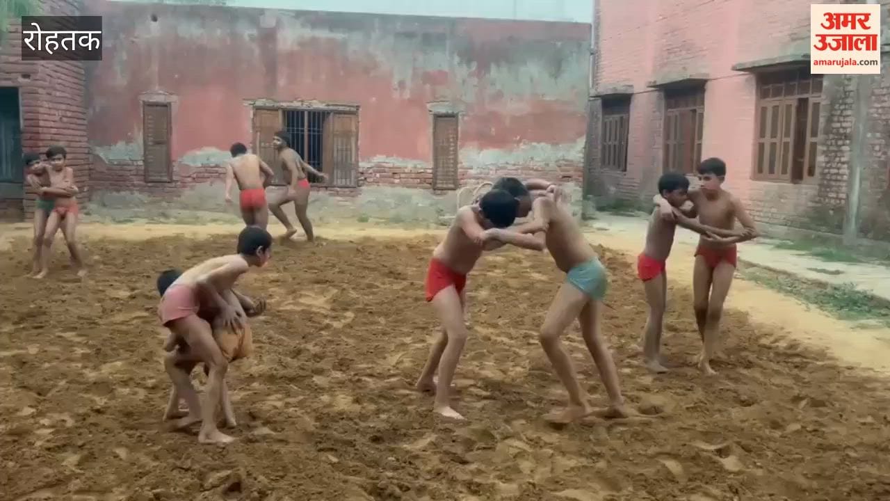 Future Olympians being groomed at Akhara and nursery in Bhalauth village