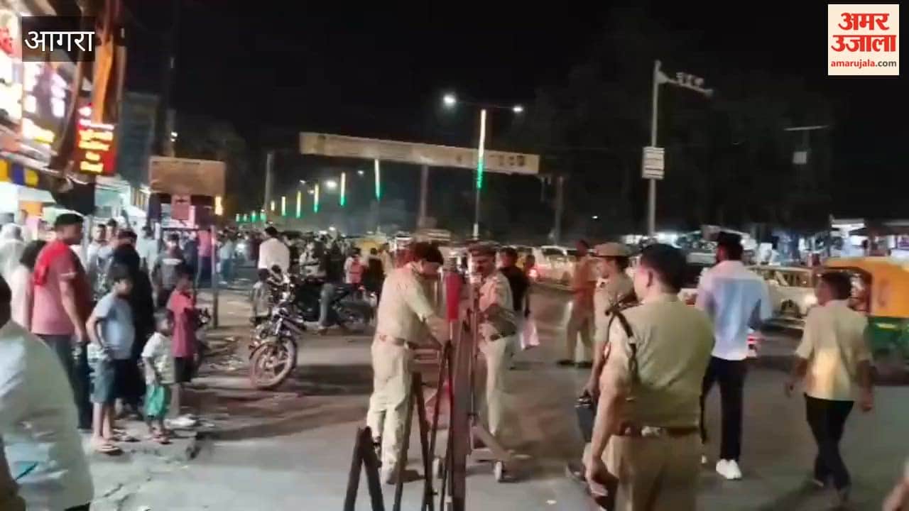 People find relief from traffic congestion at Rambagh intersection in agra
