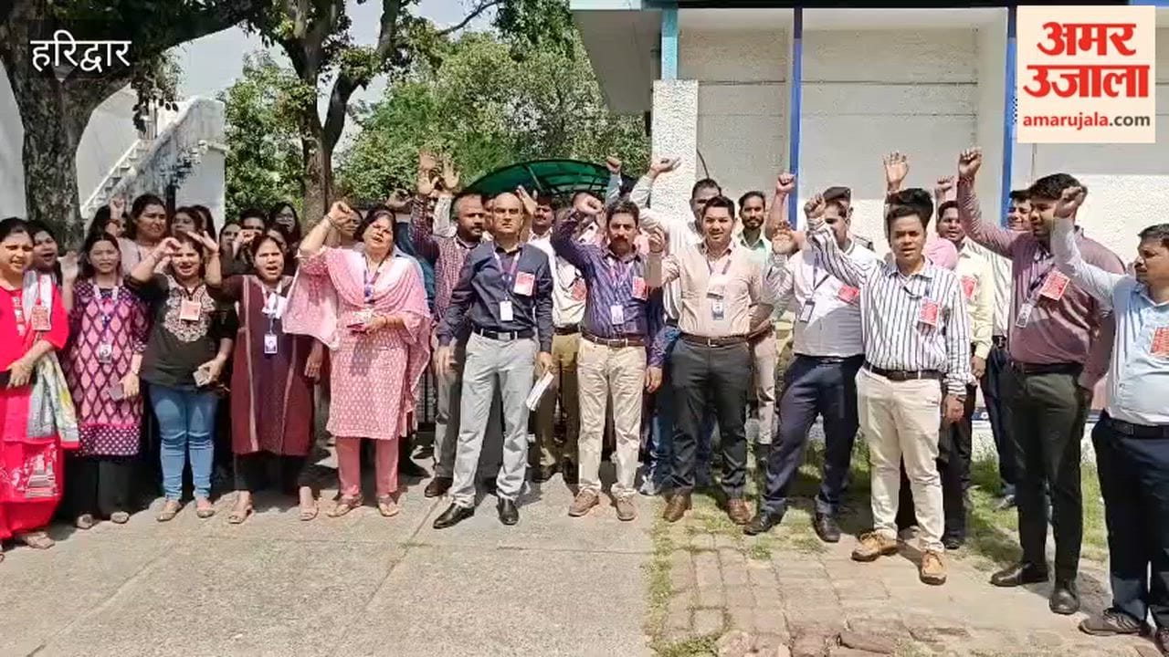 Haridwar: All India State Bank of India Staff Federation Stages Protest; Announces Nationwide Strike