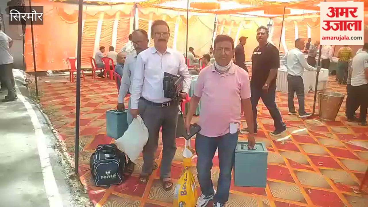 Sirmour: 53 Election Parties Depart from Dadahu for Their Destinations to Ensure Peaceful Polling