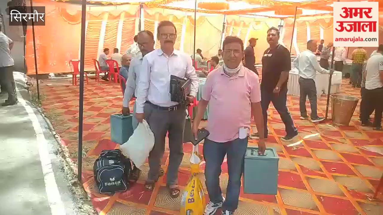 Sirmour: 53 Election Parties Depart from Dadahu for Their Destinations to Ensure Peaceful Polling