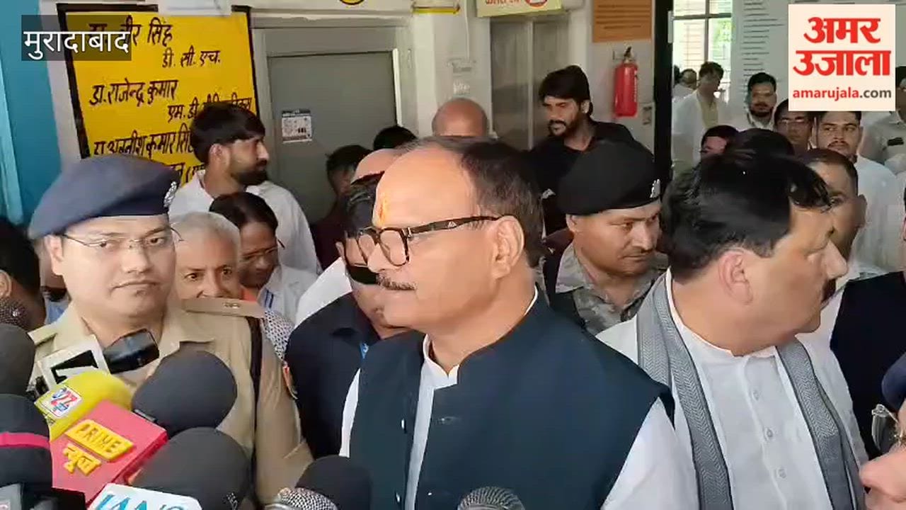 Deputy Chief Minister Pathak Inspects Moradabad District Hospital