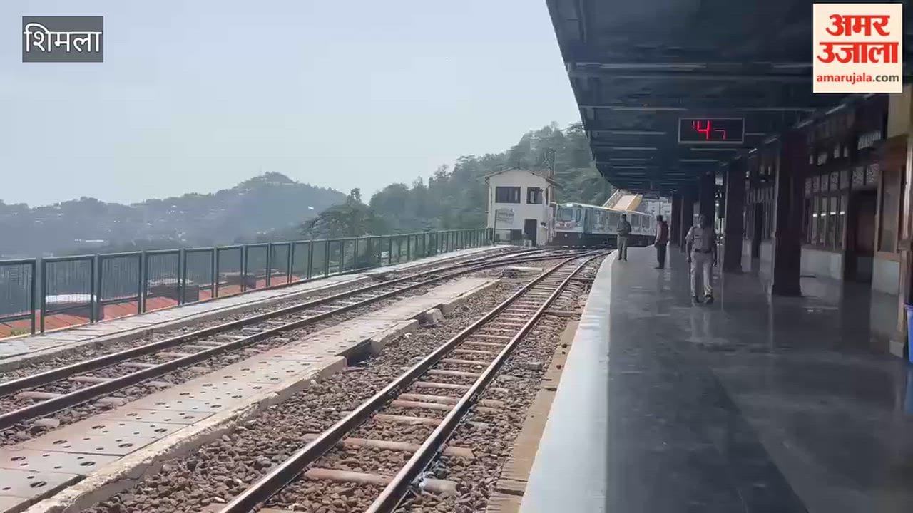 Shimla: DHMU Train Set Trial Conducted from Kalka to Shimla