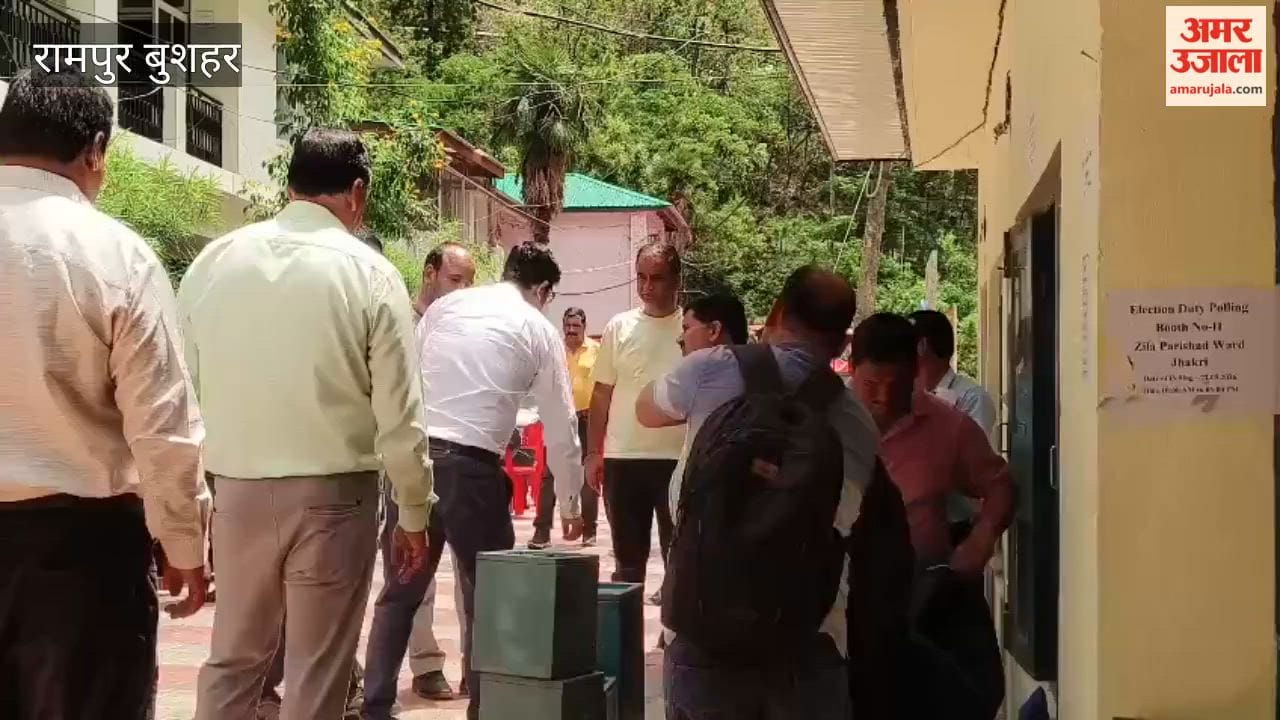 Rampur Bushahr: Polling Party Departs with Election Materials to Conduct Panchayati Raj Elections