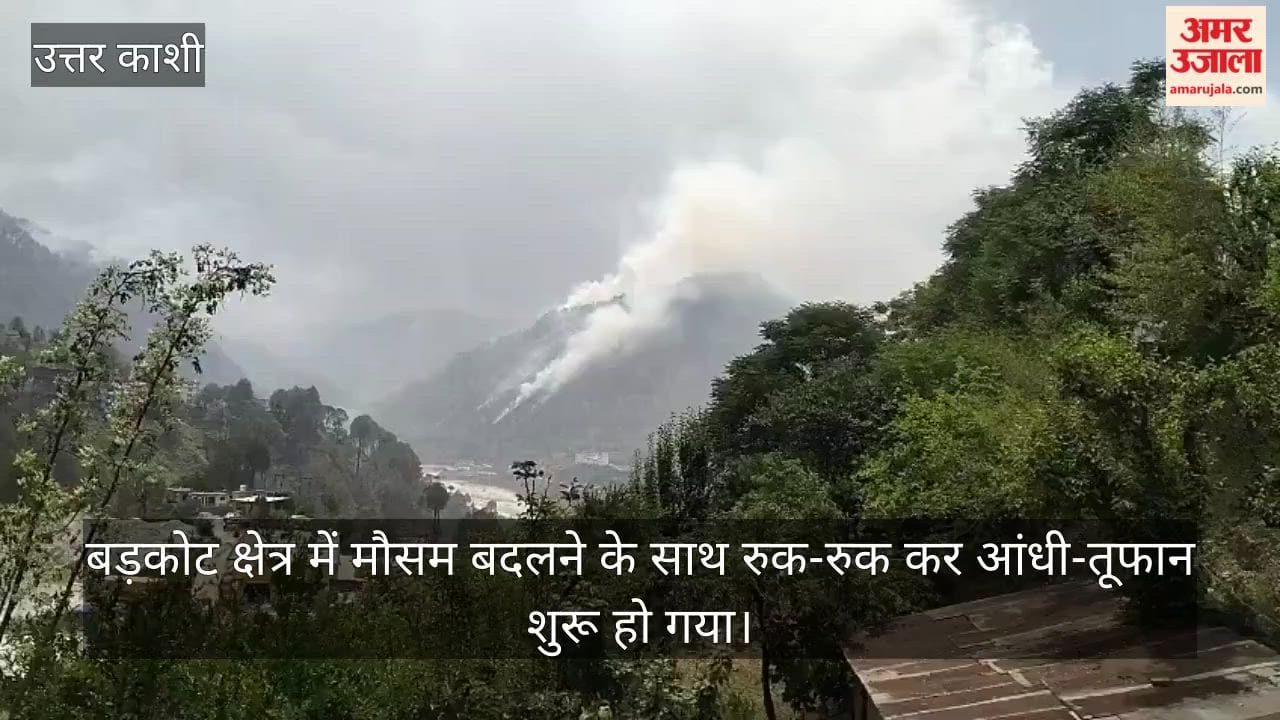 Forest Fires Fueled by Storms  Concerns Rise in Yamunotri Valley Uttarkashi