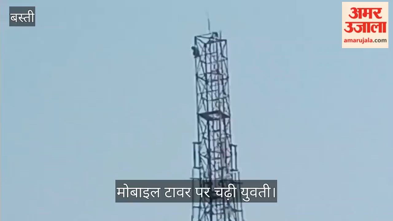 The girl climbed the tower but could not come down even after much effort.