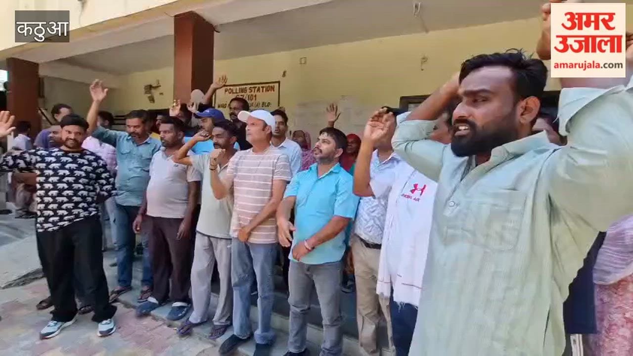 Sanitation workers' strike begins in Kathua; work halted until demands are met.