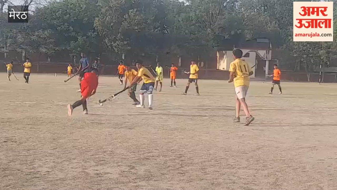 Meerut: Players Sweat It Out in the Sub-Junior Hockey League Tournament