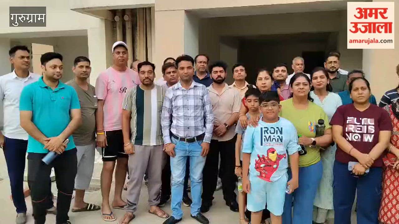 Ashiara allottees demonstrated at the project site in Gurugram