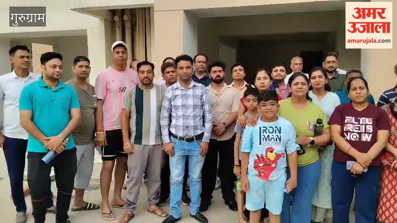 Ashiara allottees demonstrated at the project site in Gurugram