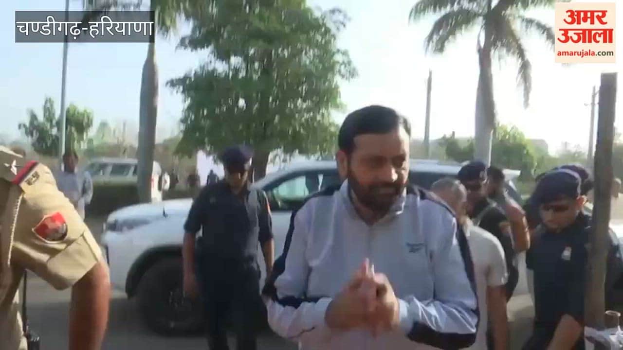 Chief Minister Nayab Singh Saini Arrives at Tau Devi Lal Stadium