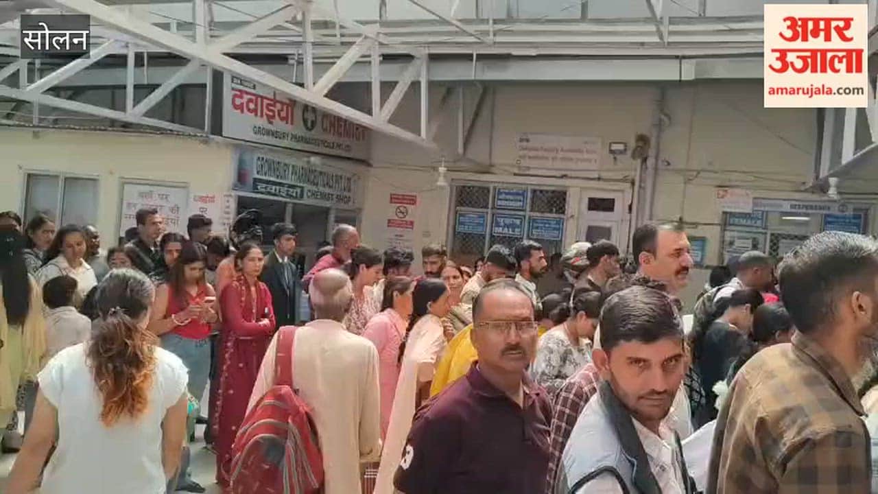 Solan: Queues of patients and their attendants stretch from the registration counter to the OPD at the Regional Hospital Solan