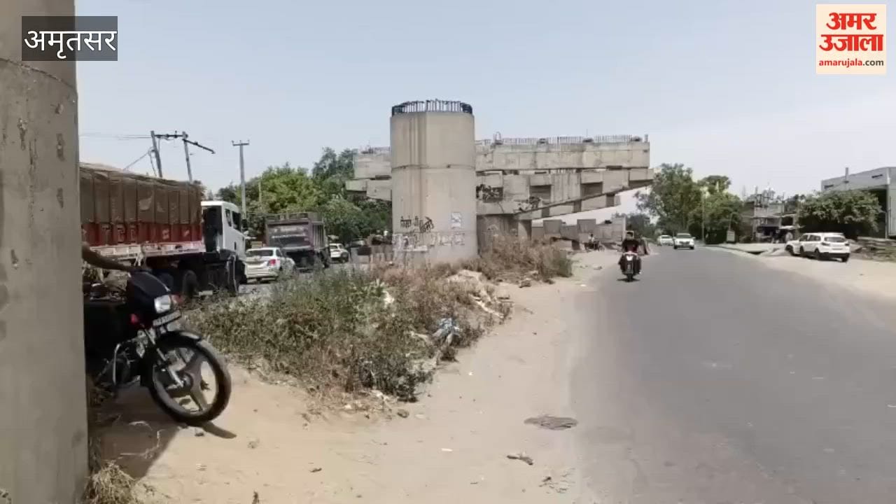 A bridge in Amritsar, lying unfinished for three years, has become a source of misery for residents, who are plagued by traffic jams in the area.