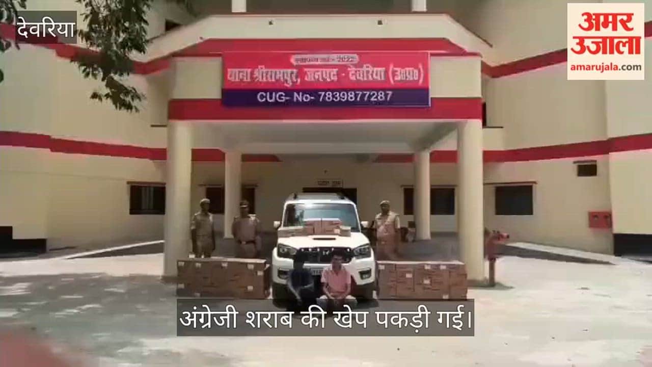 98 boxes of Officer Choice illicit liquor recovered from Scorpio, two smugglers arrested