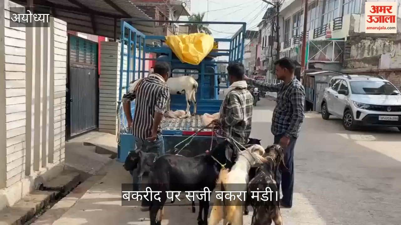 VIDEO: अल्लाह लिखा बकरा लोगों के लिए आकर्षण का केंद्र, 1 लाख तक में बिक रहे बकरे