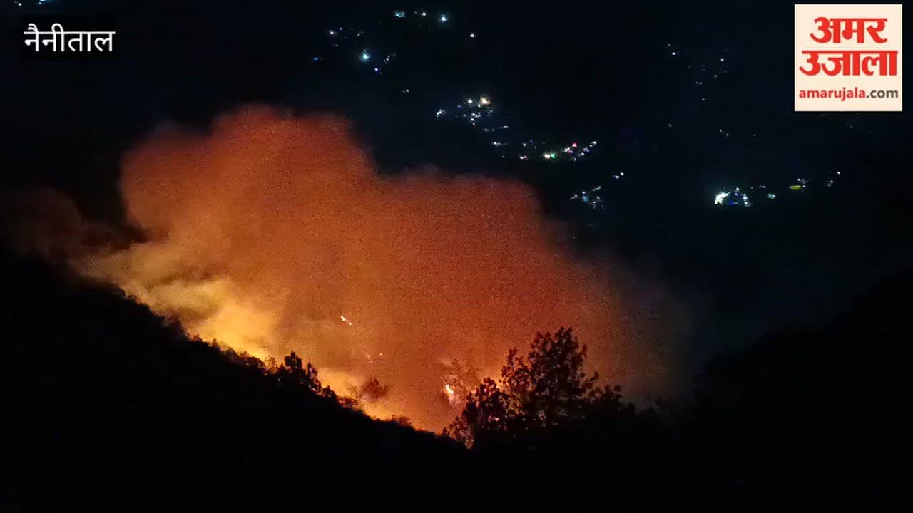 fire has been raging in the forests of Manora Range in Nainital for 70 hours
