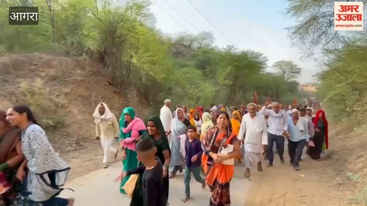 Thousands Join Grand 7-Km Spiritual March in Bateshwar for Yamuna Cleanliness and Social Welfare