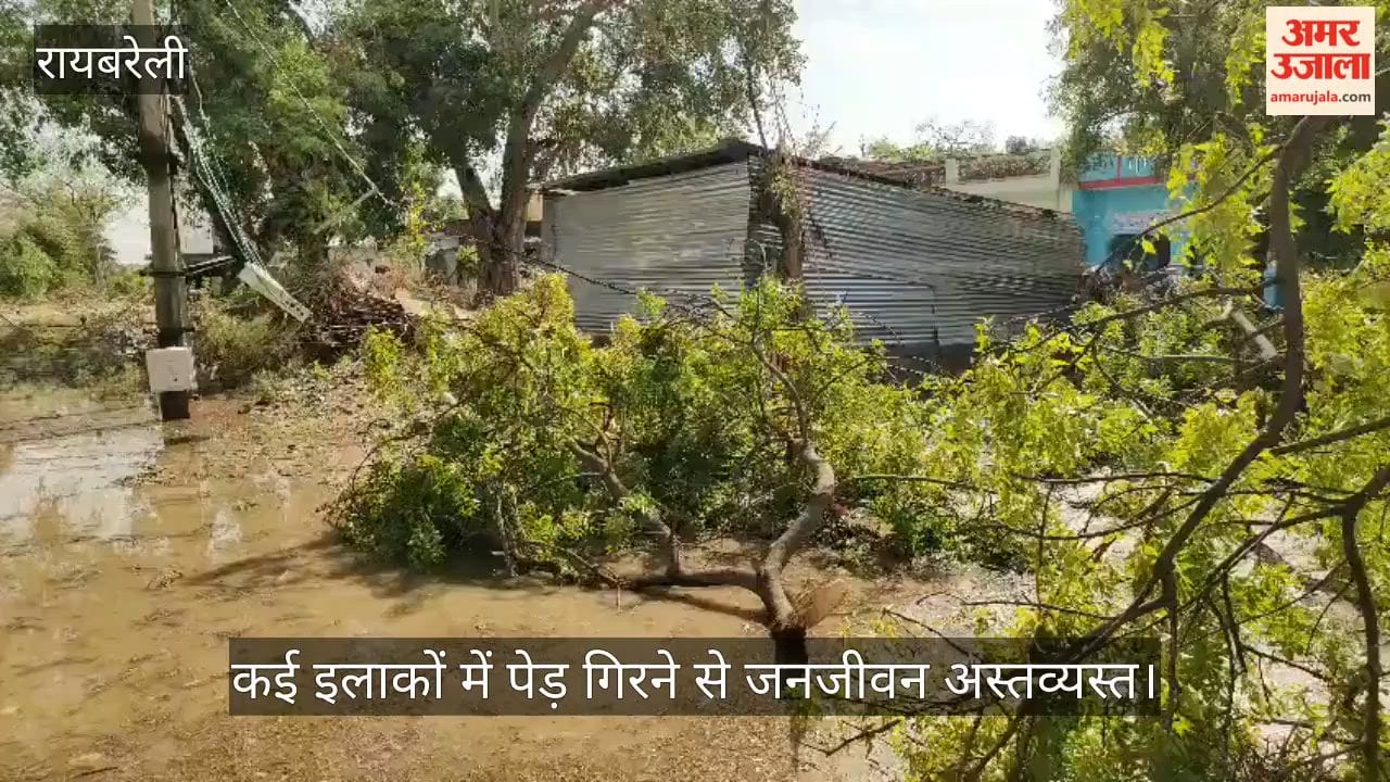 VIDEO: आंधी-बारिश से बिजली व्यवस्था धड़ाम, जनजीवन अस्त व्यस्त