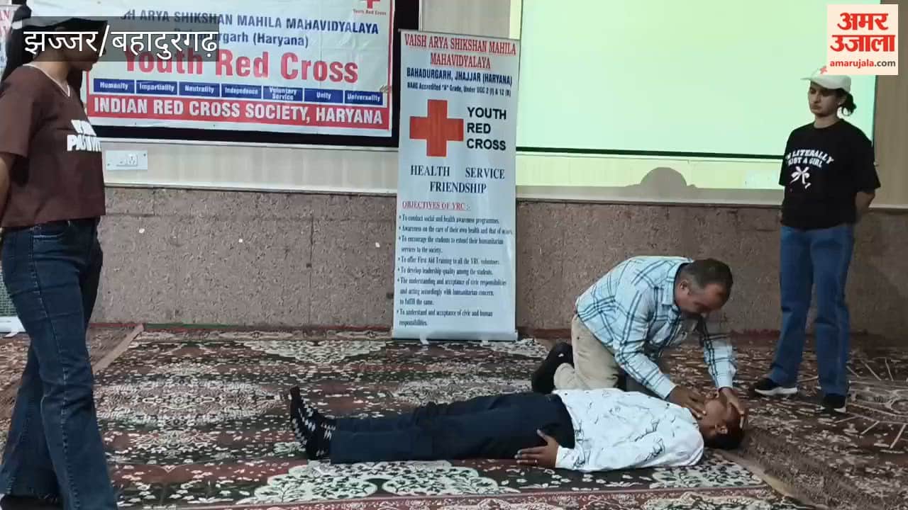 First Aid Training Program Organized at Vaishya Arya Shikshan Mahila Mahavidyalaya in Bahadurgarh