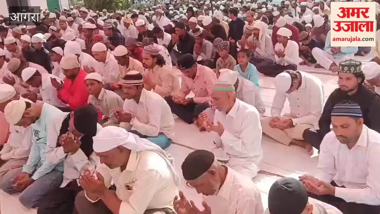 Brotherhood was seen during Bakrid prayers in Bah