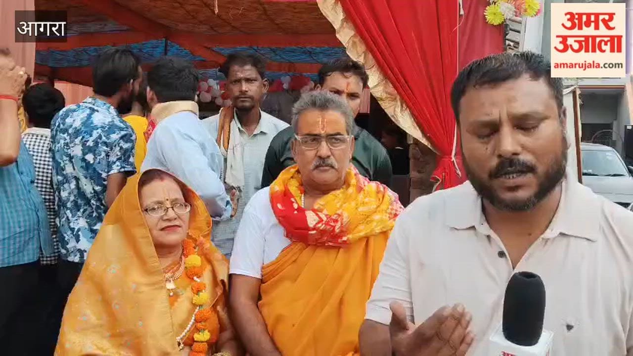 Nand Utsav Celebrations Mark Bhagwat Katha in Agra with Krishna Janm and Divine Leelas
