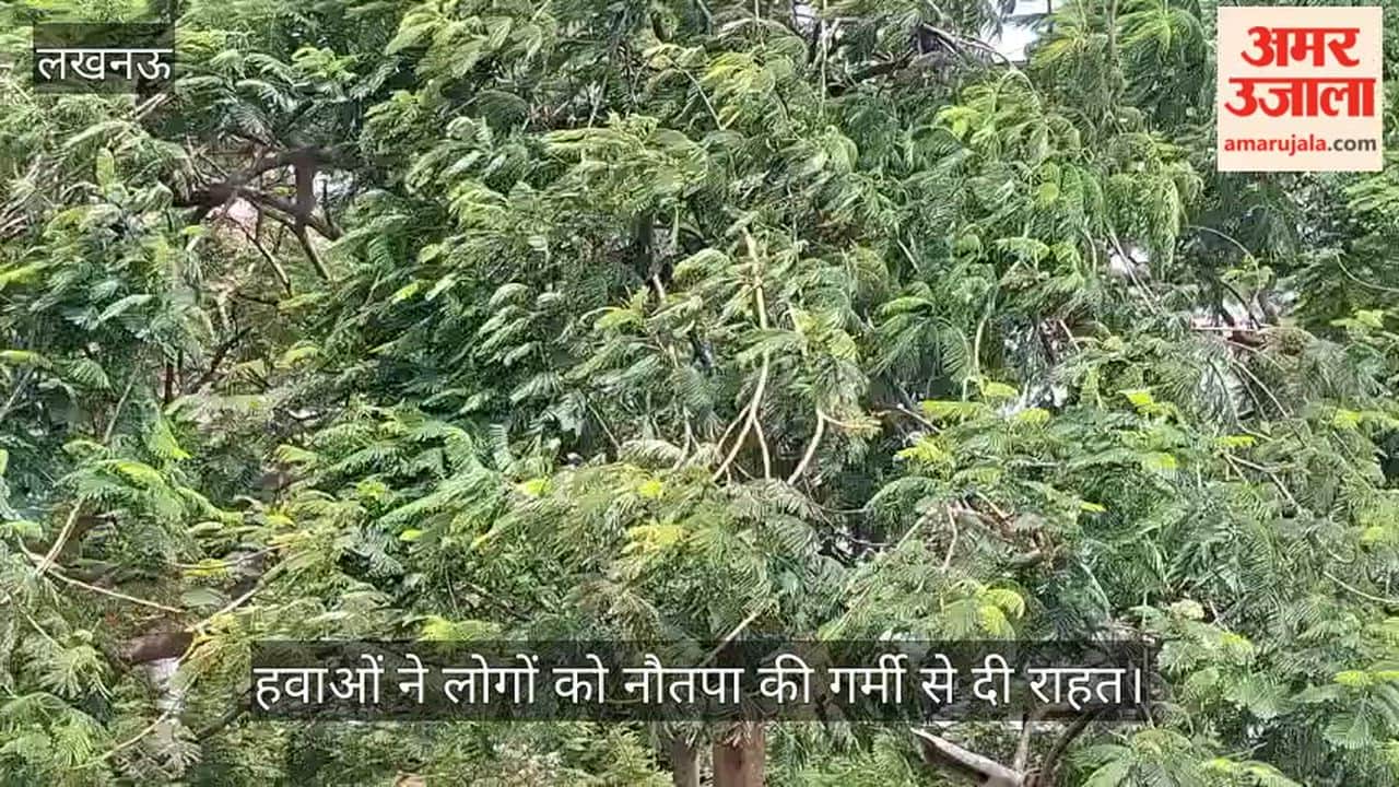 VIDEO : हवाओं ने नौतपा में भीषण गर्मी से लोगों को दी राहत, आंधी व बरसात हो सकती है