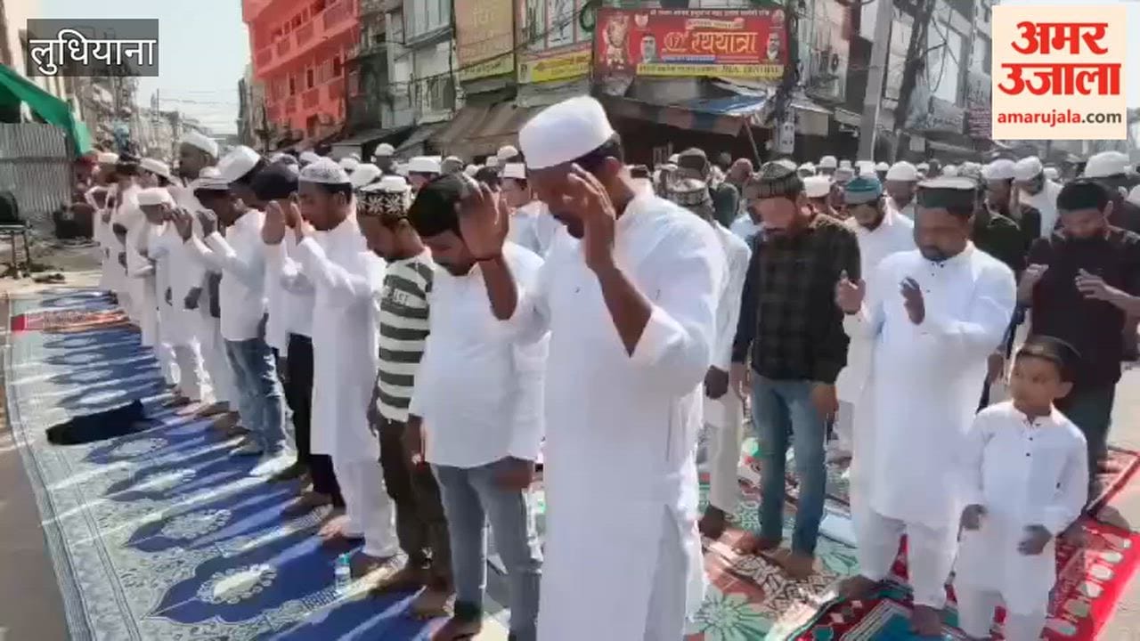 Eid-ul-Adha prayers offered at Jama Masjid, Ludhiana.