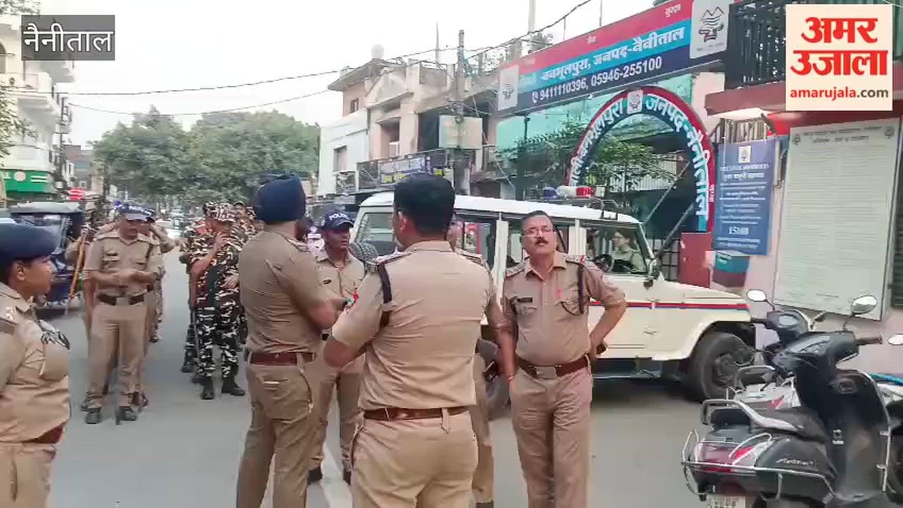 Police and SSB conducted flag march in Banbhulpura, took stock of security arrangements