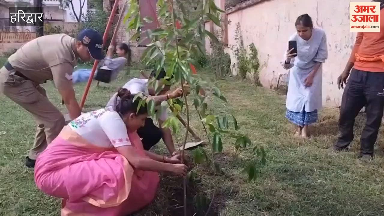 Harit Haridwar Campaign Receives Widespread Public Support; Mela Officer Sonika Plants a Rudraksha Sapling