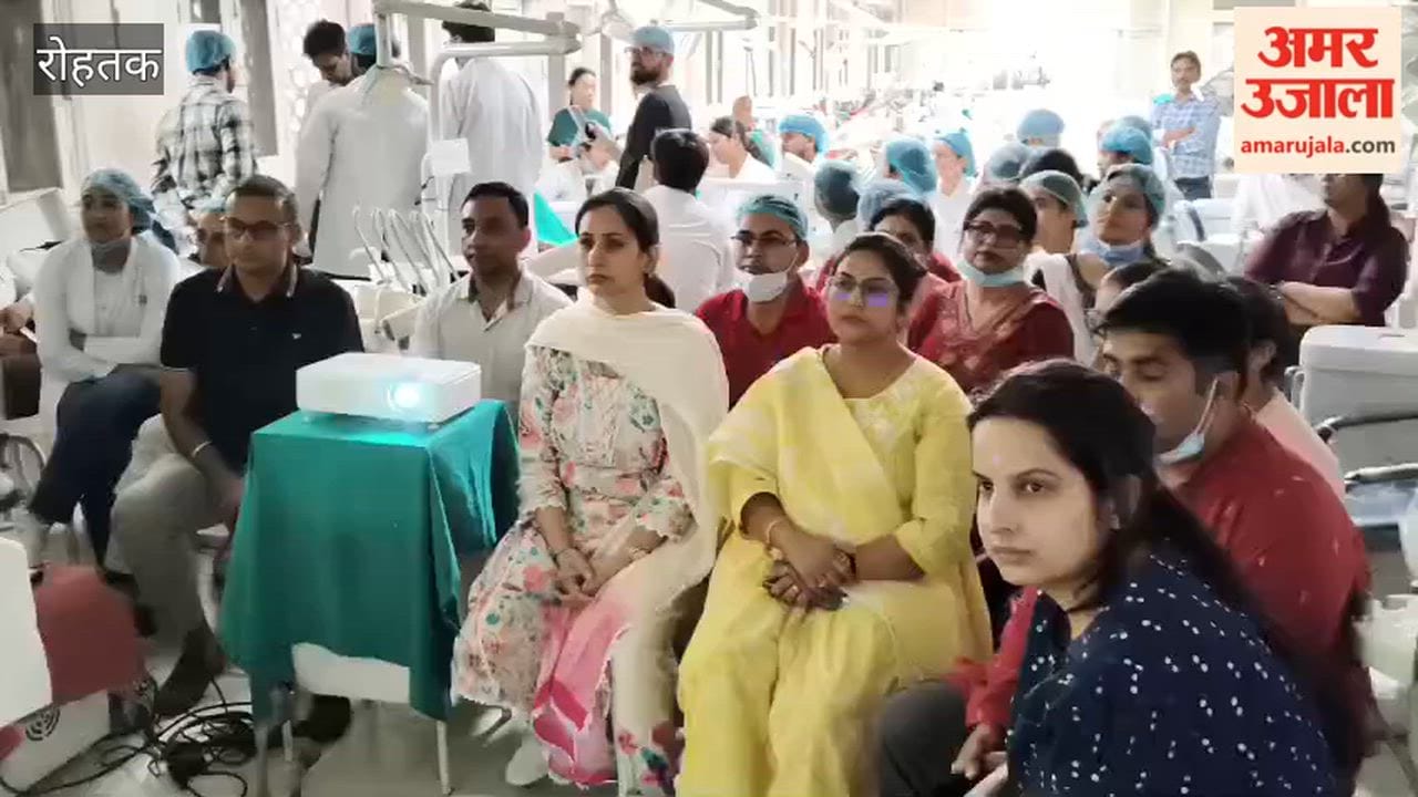 Dentists from across the state learned to fabricate artificial jaws in Rohtak