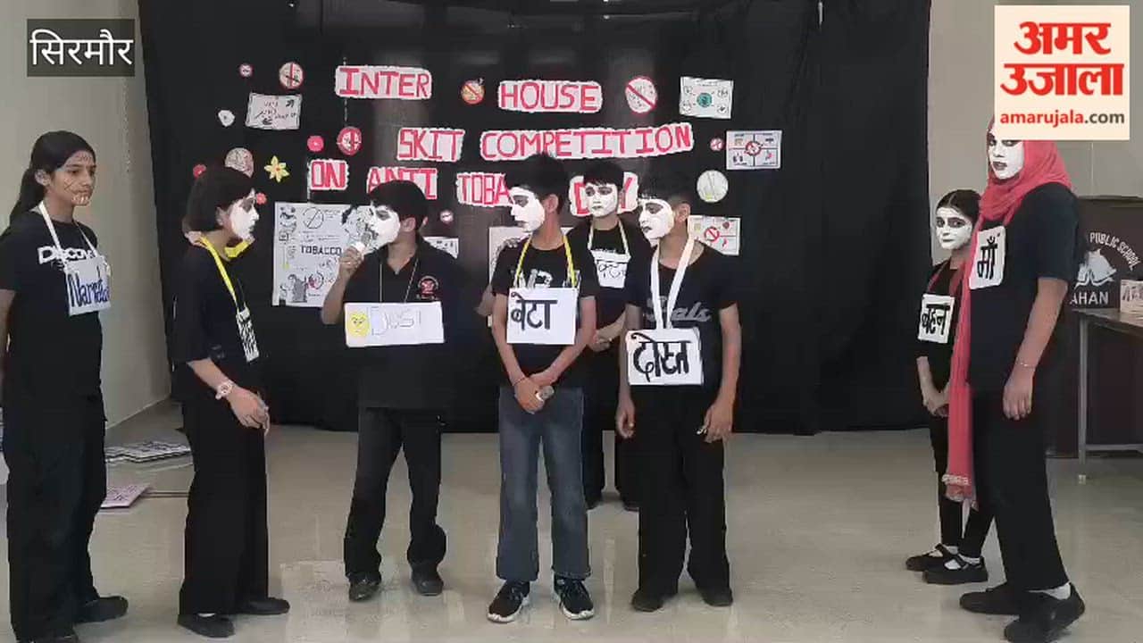 Sirmour: Inter-House Skit Competition Organized at Silver Bells School, Nahan