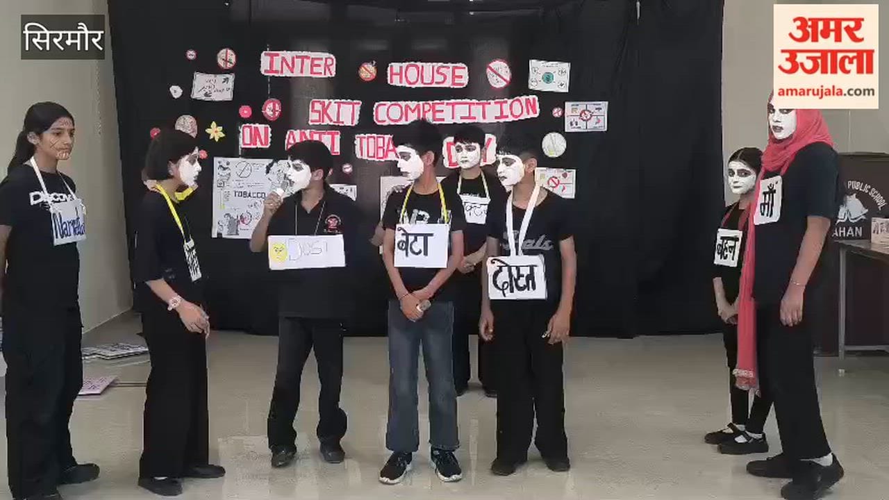 Sirmour: Inter-House Skit Competition Organized at Silver Bells School, Nahan