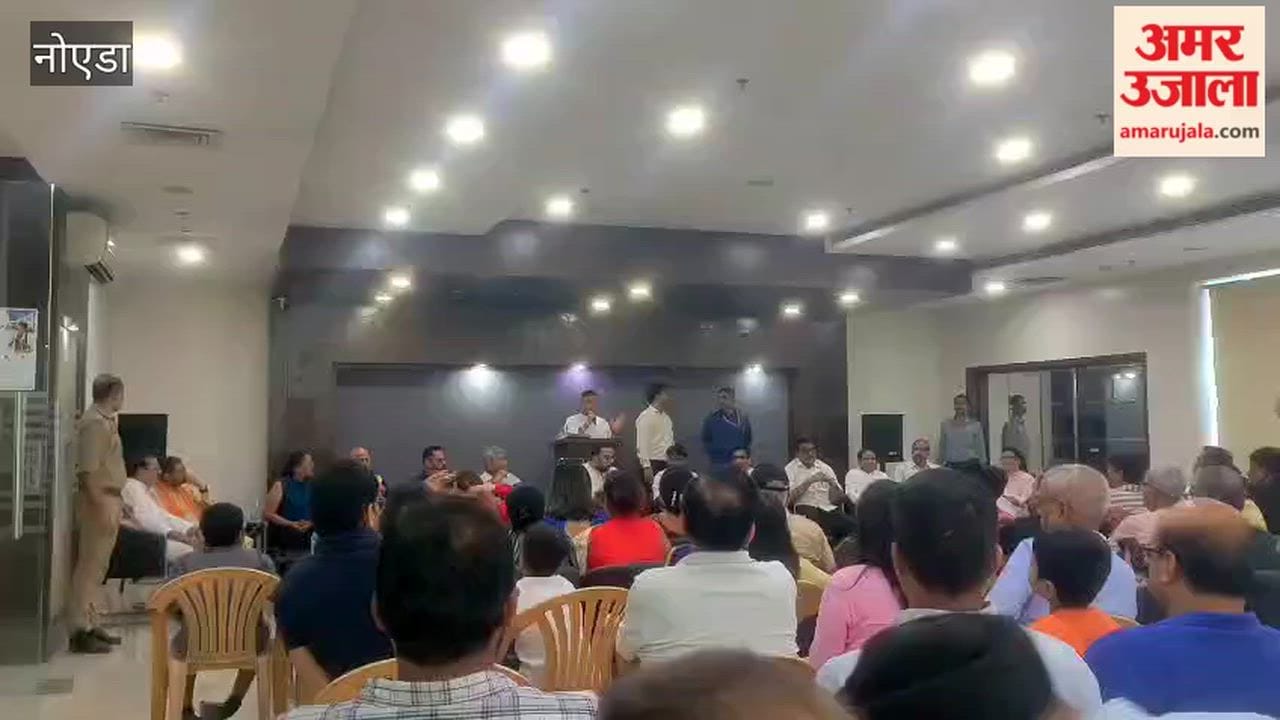 Noida MLA Pankaj Singh listened to people problems in Jan Samvad