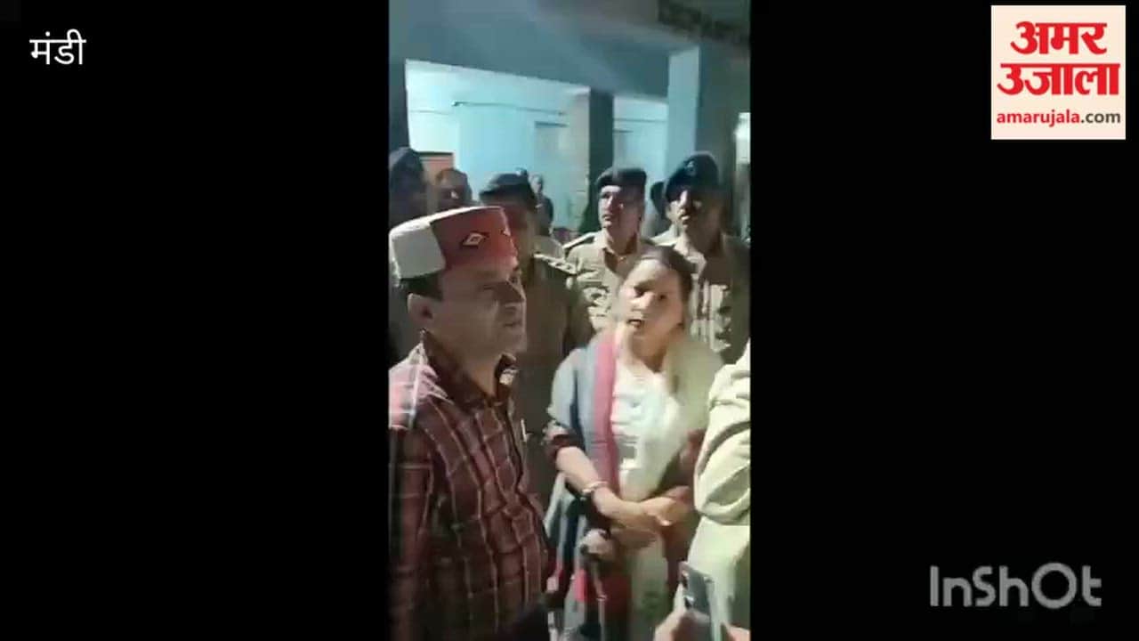 Mandi: High-Voltage Drama in Sarkaghat Over Demand for Recounting; People Lie Down in Front of SDM's Vehicle