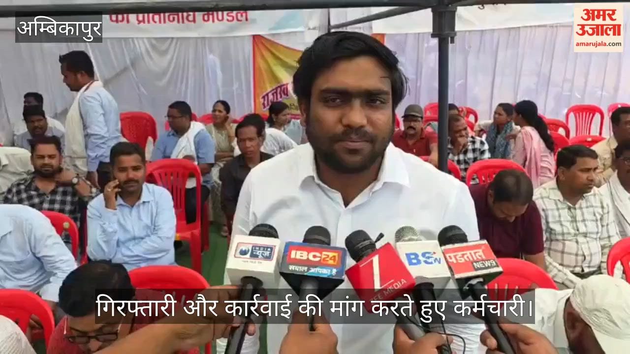 Ambikapur: Statewide Strike Over Assault on Naib Tehsildar; Tehsils Paralyzed