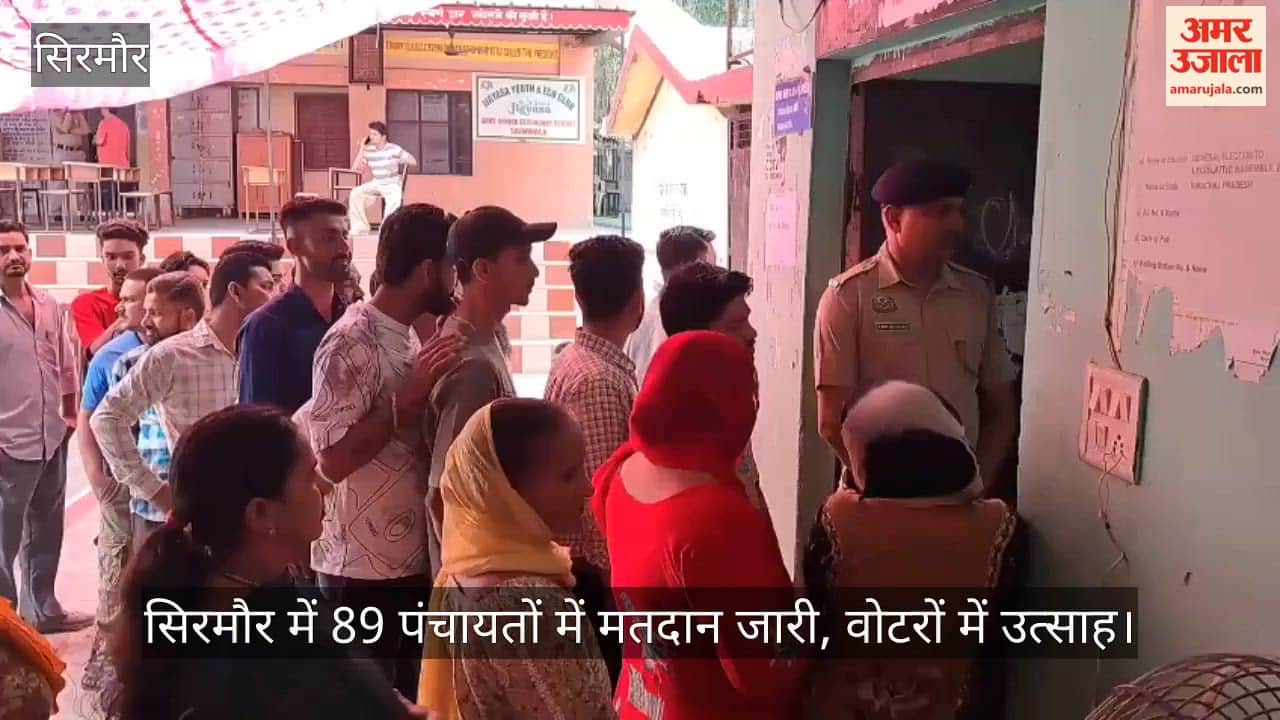 Voting Underway in 89 Panchayats in Sirmaur; Enthusiasm Among Voters