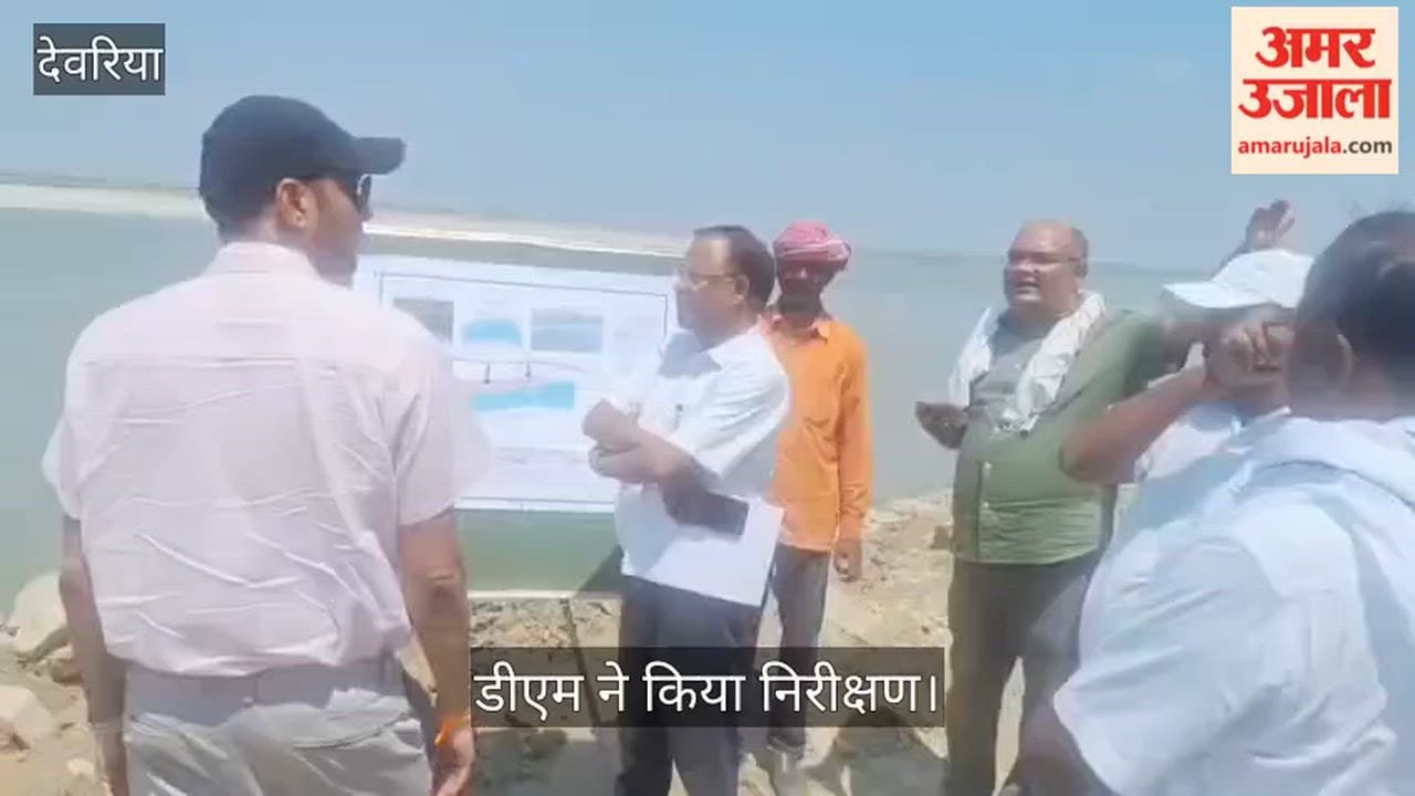 DM conducted surprise inspection of three anti-erosion work projects