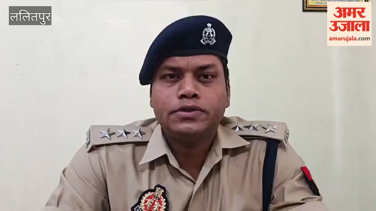 CO Ajay Kumar giving information about the firing incident in Narahat police station area.