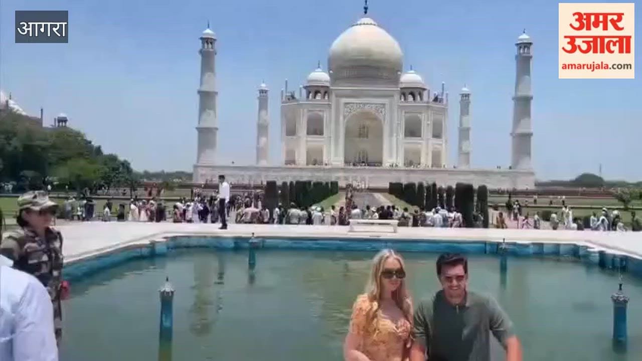 Donald Trump’s Daughter Tiffany Visits Taj Mahal with Husband
