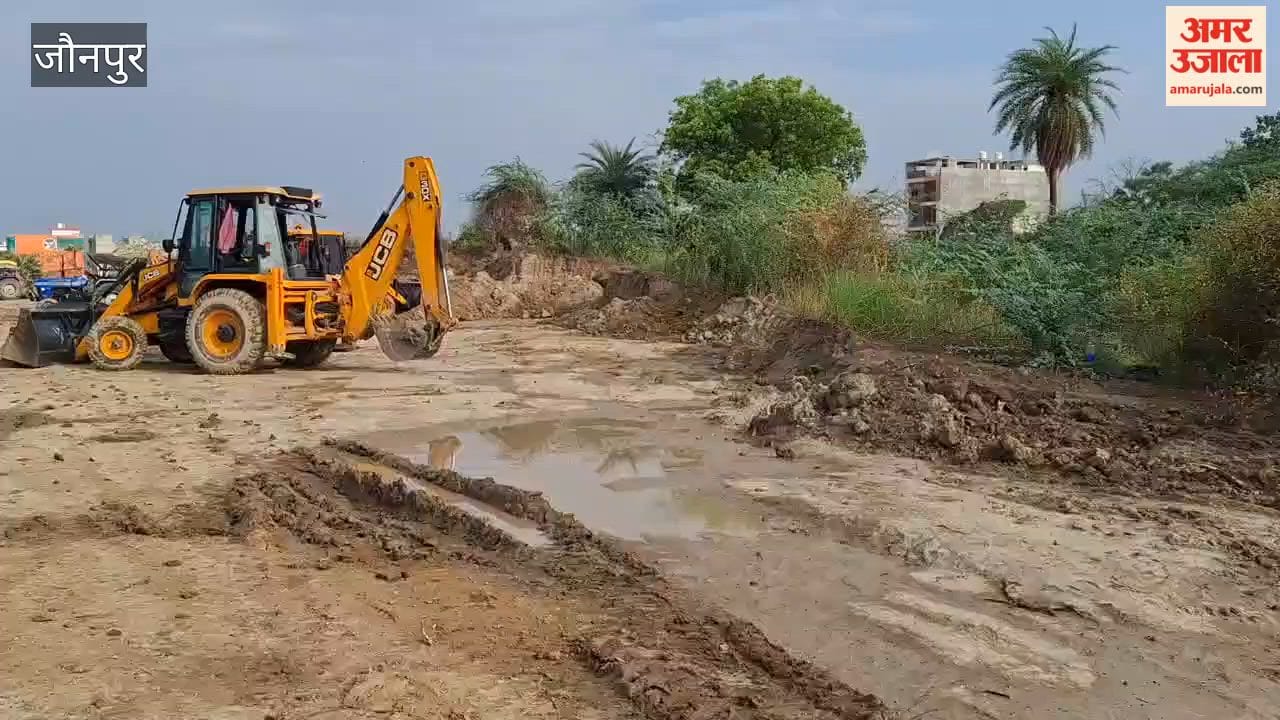 Police Seize Six JCBs Leveling Mound in jaunpur