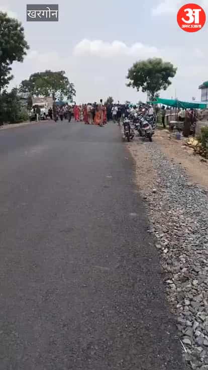 Enraged over the death of a young man, villagers staged a road blockade